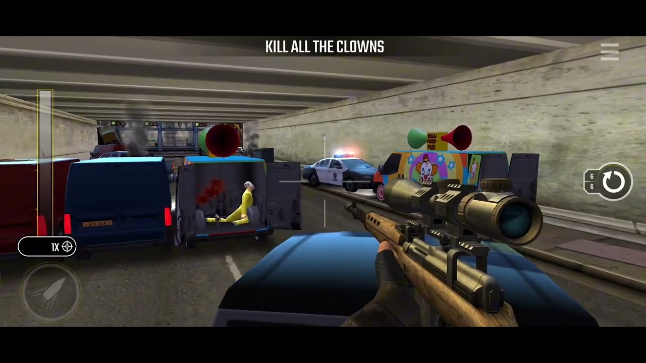 Pure Sniper Z21 Boss 5 Tunnel Vision Kill All The Clowns