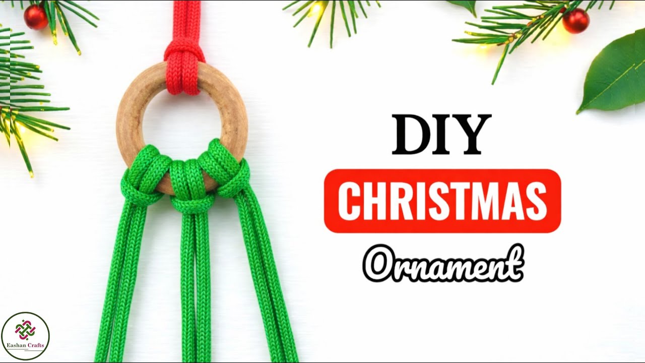 Замечательная идея для поделок своими руками 🎄 - Миниатюрное макраме для украшения елки | Мастер-...