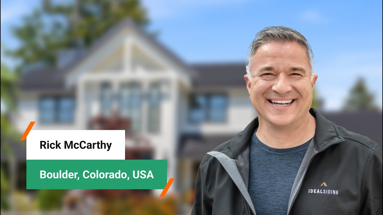 Rick McCarthy (Boulder, CO) - Ideal Siding® Franchise Testimonial (2nd Year of Operations)