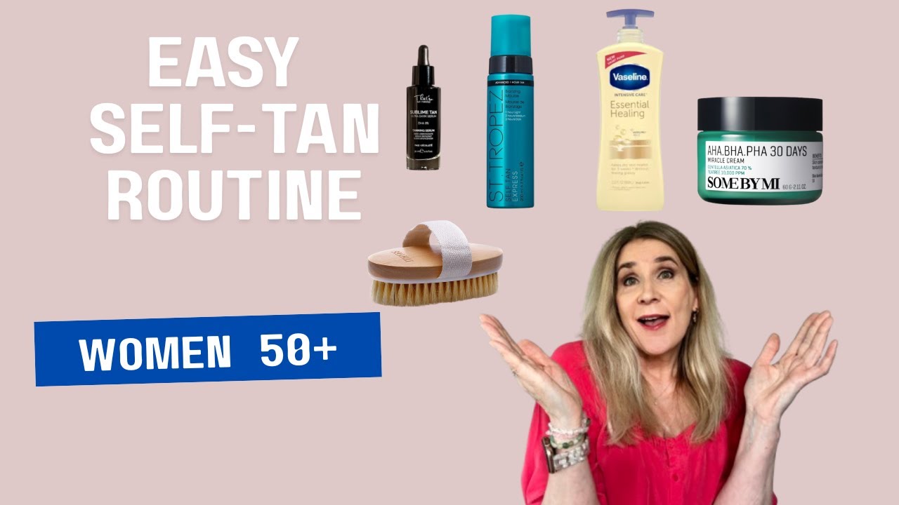 How I Get a Natural Glow at 50+ | Easy Self-Tan Routine for Mature Skin