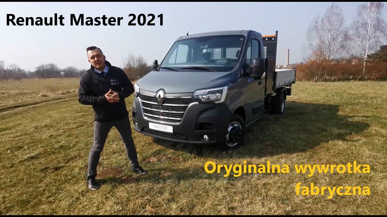 Nowy Renault Master 2021, L3 bliźniak 165KM, oryginalna wywrotka fabryczna