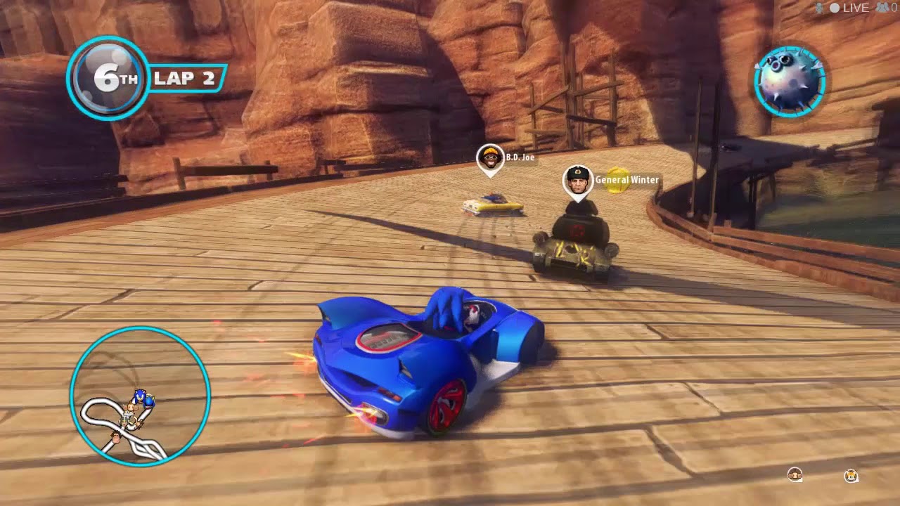 Sonic & All Stars Racing Transformed Panzer Dragoon Expert