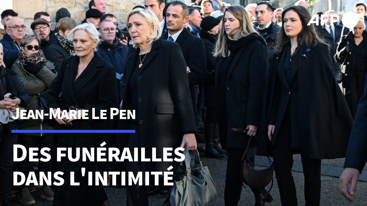 Jean-Marie Le Pen inhumé dans l'intimité dans sa ville natale | AFP