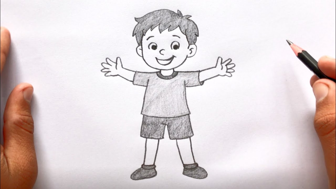 boy drawing easy and beautiful ❤️