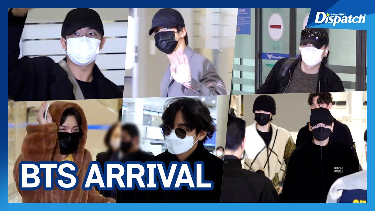 ✔️[dB] '방탄소년단' 공항 입국 모음.zip l 'BTS' Airport Arrivals