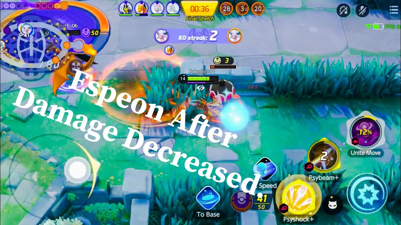 Playing Espeon After psyshock Nerf In Ranked Master league!!! Pokemon Unite.