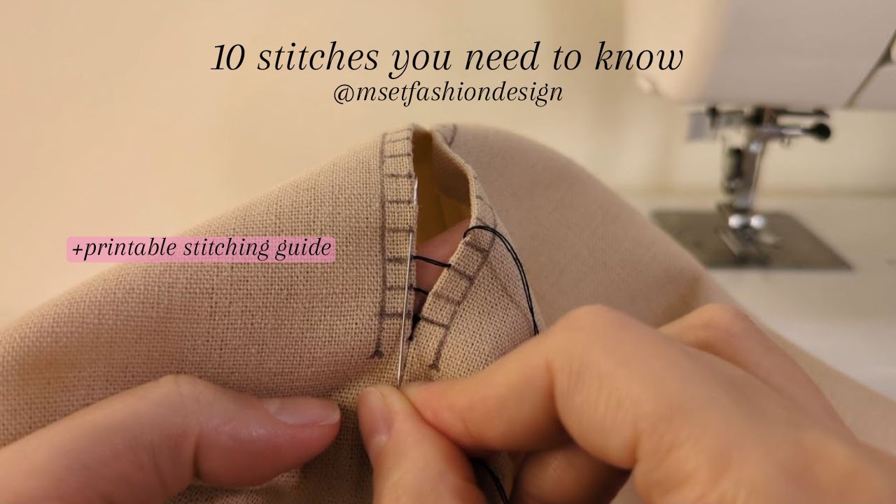 10 stitches you need to know - part 1
