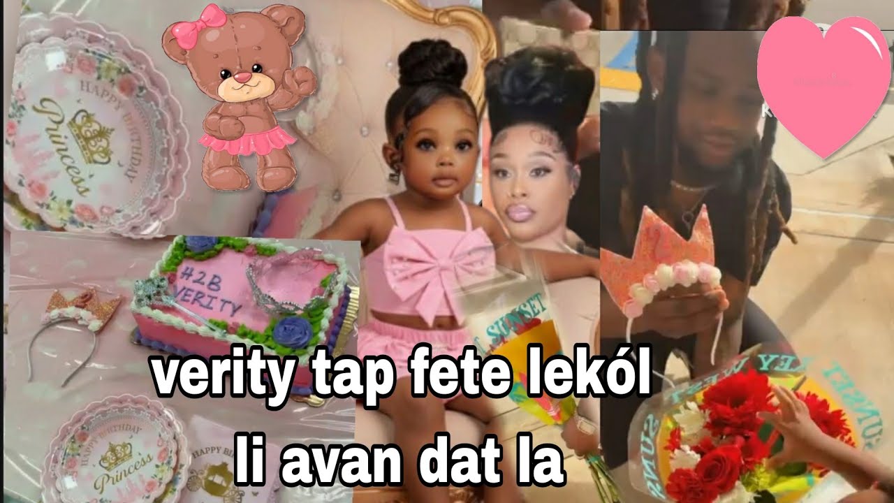 Blondedy selebre f&egrave;t Verity lek&oacute;l li avan dat la lif&egrave; kol&egrave; pa pran fl&egrave; nan men Dperfect 