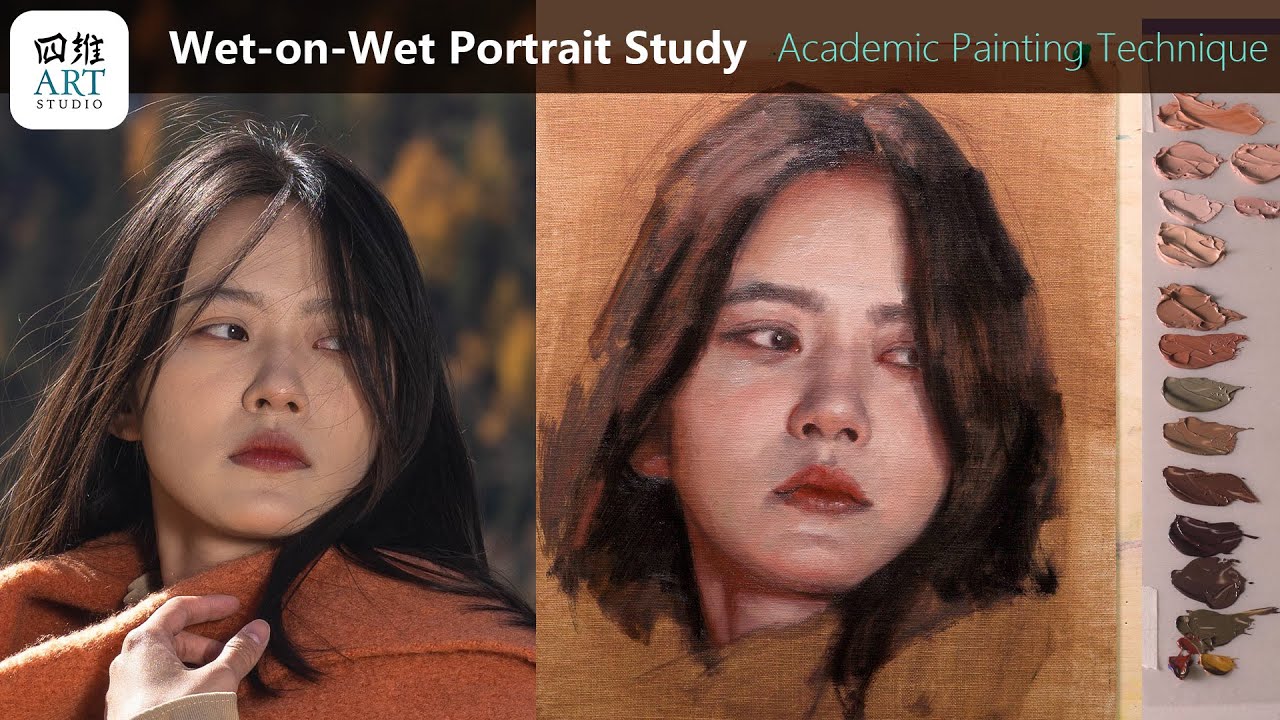 Painting a Sunlit Girl — Academic Wet-on-Wet Portrait Tutorial