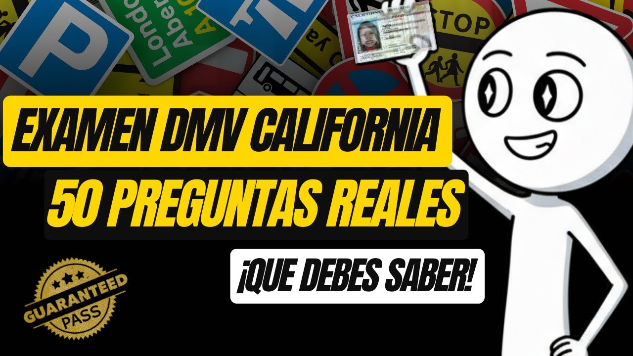 Examen de Manejo Escrito DMV California 2026 | Preguntas  y Respuestas en Español