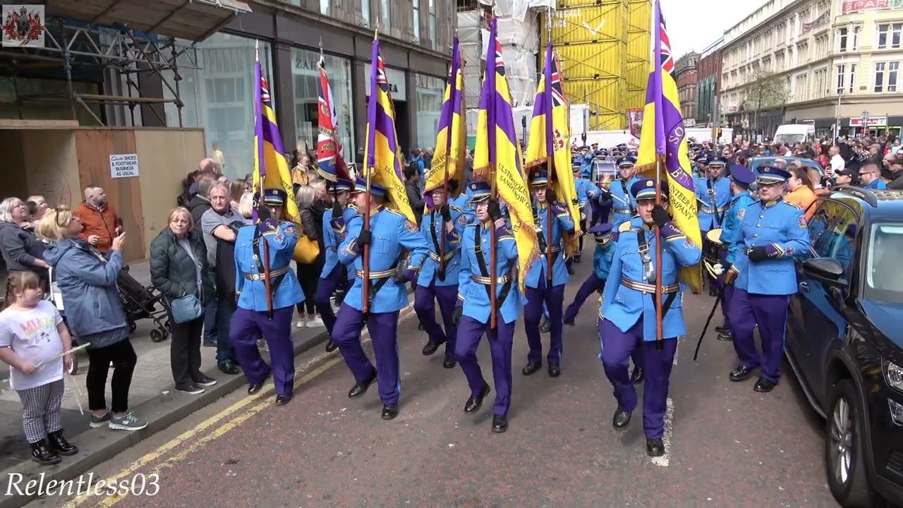 S.B.Y.C. (No.1)@ ABOD Easter Monday Parade ~ Belfast 18/04/22 (4K)