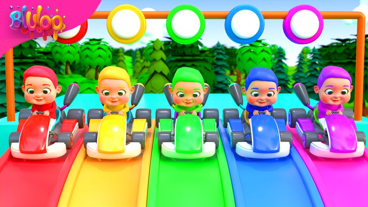 Rides & Slides Song | BluLoo Nursery Rhymes & Kids Songs