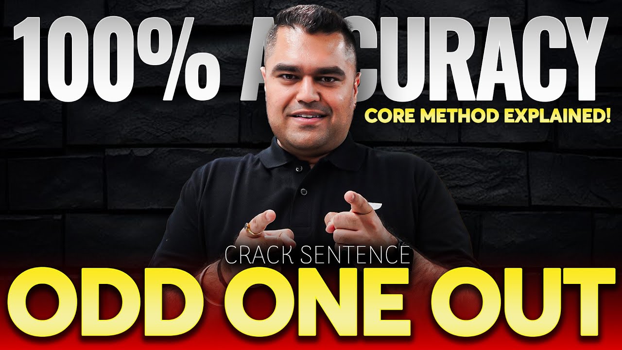 CAT 2025 Must-Watch! Crack Sentence Odd One Out with 100% Accuracy | 