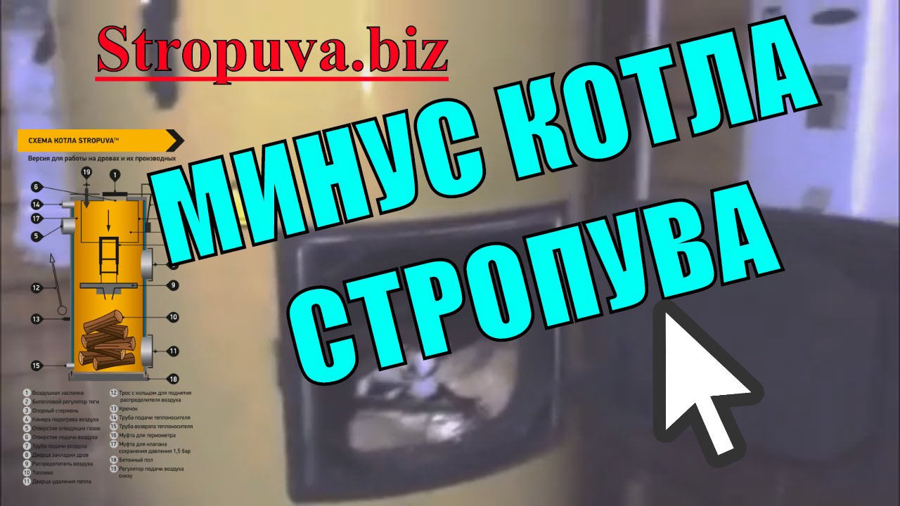 Минусы и секрет твердотопливного котла Стропува!!