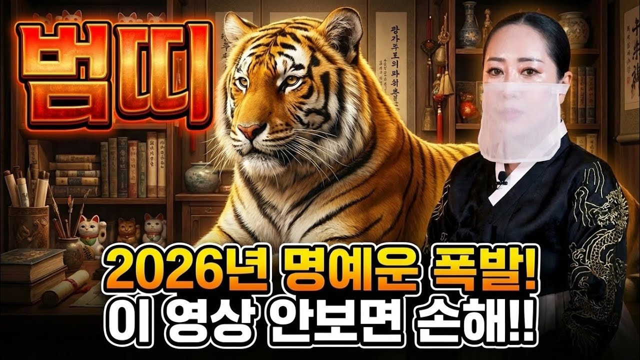 🔥호랑이띠 운세🔥#운명전쟁49#유명한점집#용한점집#띠별운세#신년운세#신점#파묘#무속인#무당#재물운#사업운#귀인운#재회#궁합#이혼수#바람상간#2026년운세#쥐띠운세#소띠운세#호랑이띠