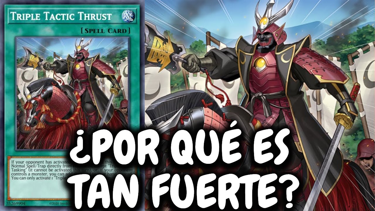 Yu-Gi-Oh! &iquest;POR QU&Eacute; ES TAN FUERTE TRIPLE TACTIC THRUST?