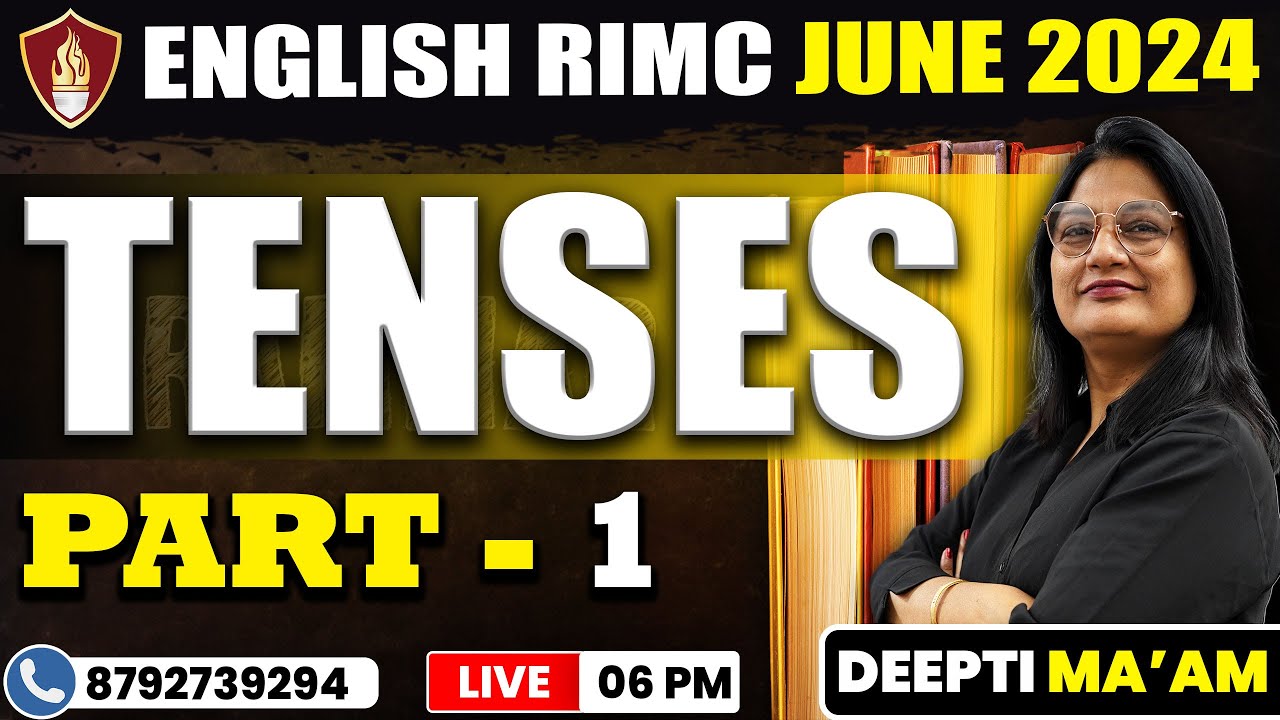 Tenses | English RIMC June 2024 | RIMC Online Coaching Classes | RIMC English