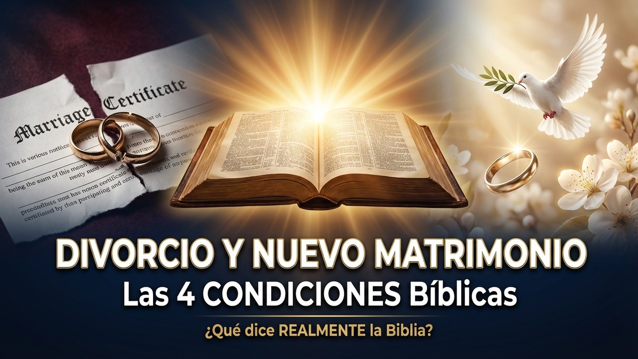 ¿Permite la BIBLIA el DIVORCIO? Las 4 CONDICIONES Bíblicas que CAMBIAN TODO