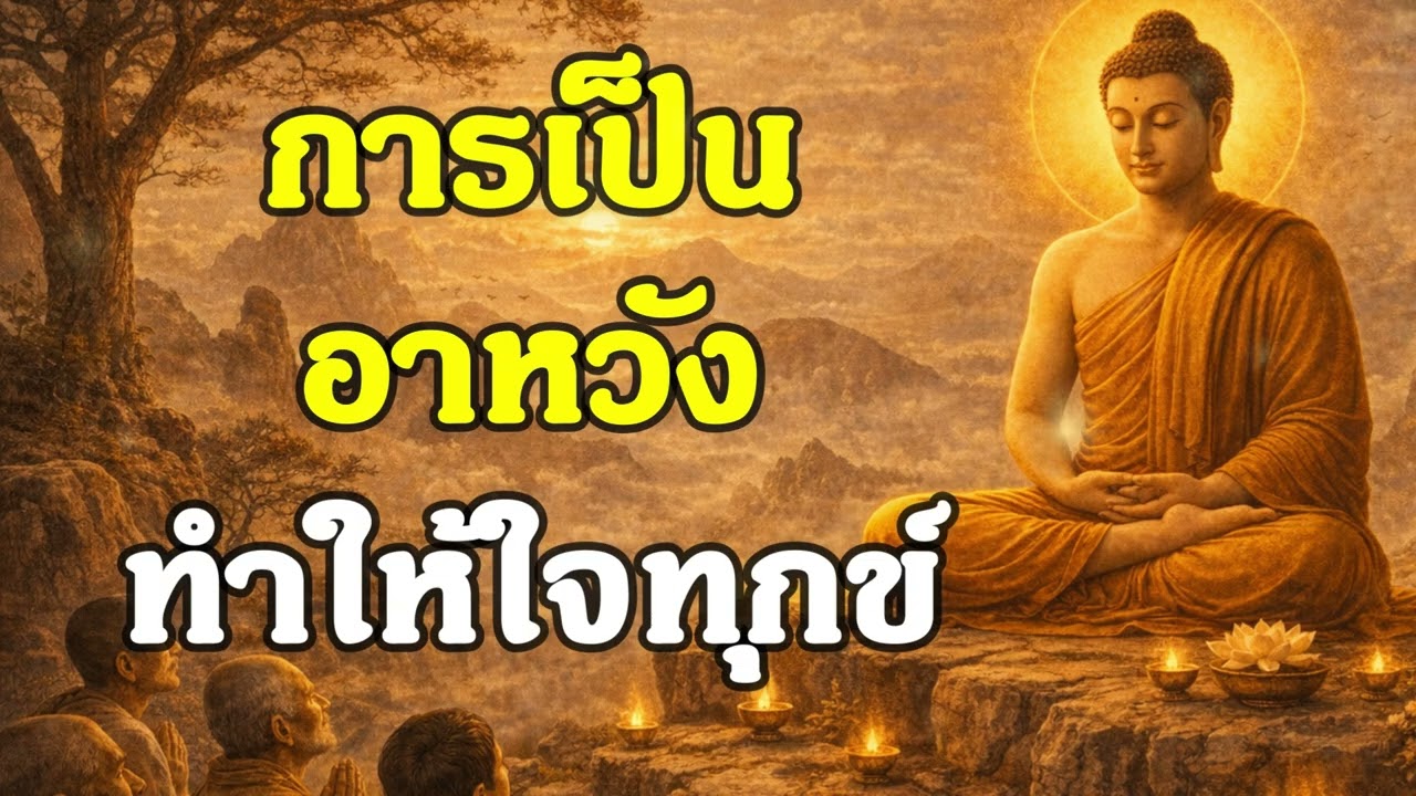 การเป็นอาหวัง ทำให้ใจทุกข์ | ฟังธรรมพุทธ | Ep.23