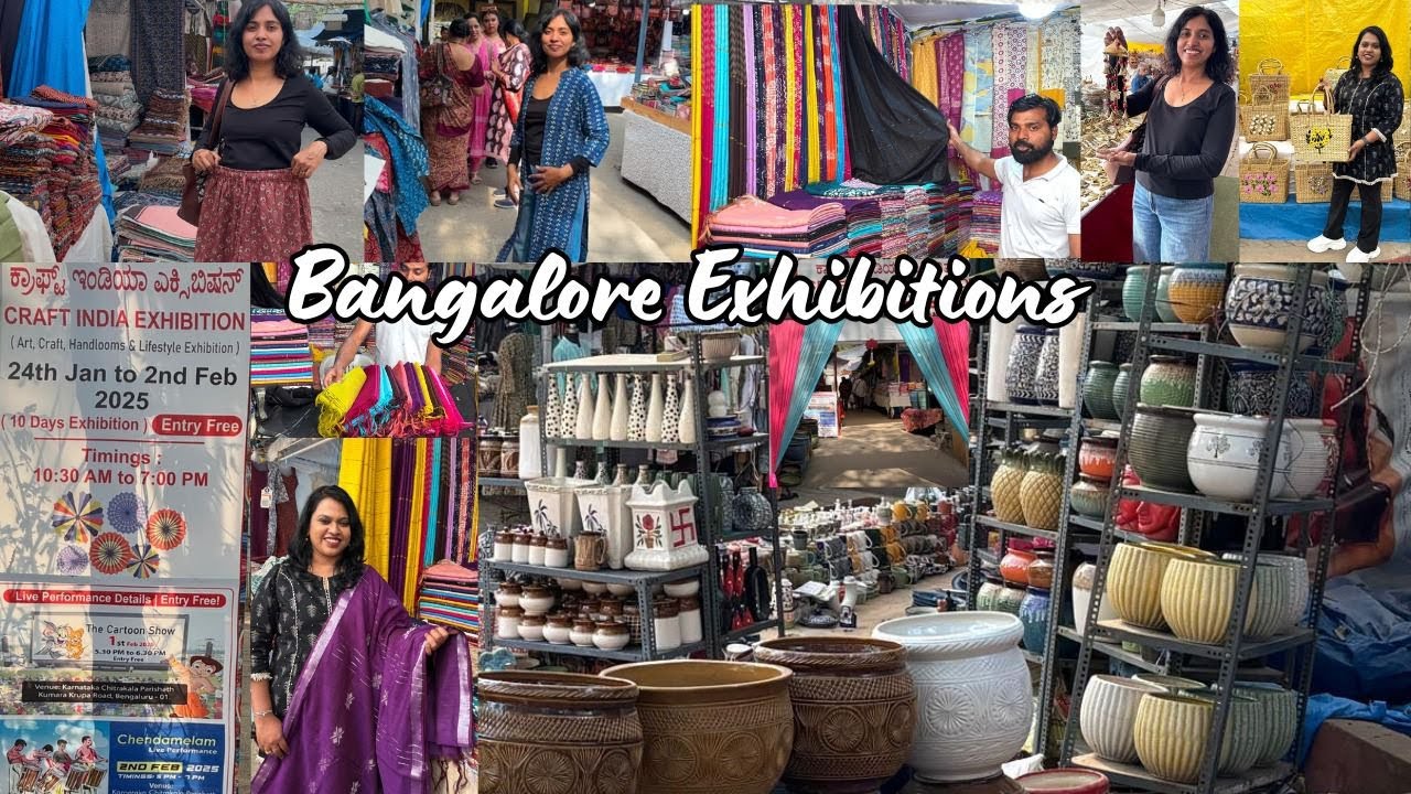 Karnataka Chitrakala Parishath Exhibition I Craft India Exhibition I Artisans Bazaar I Bengaluru