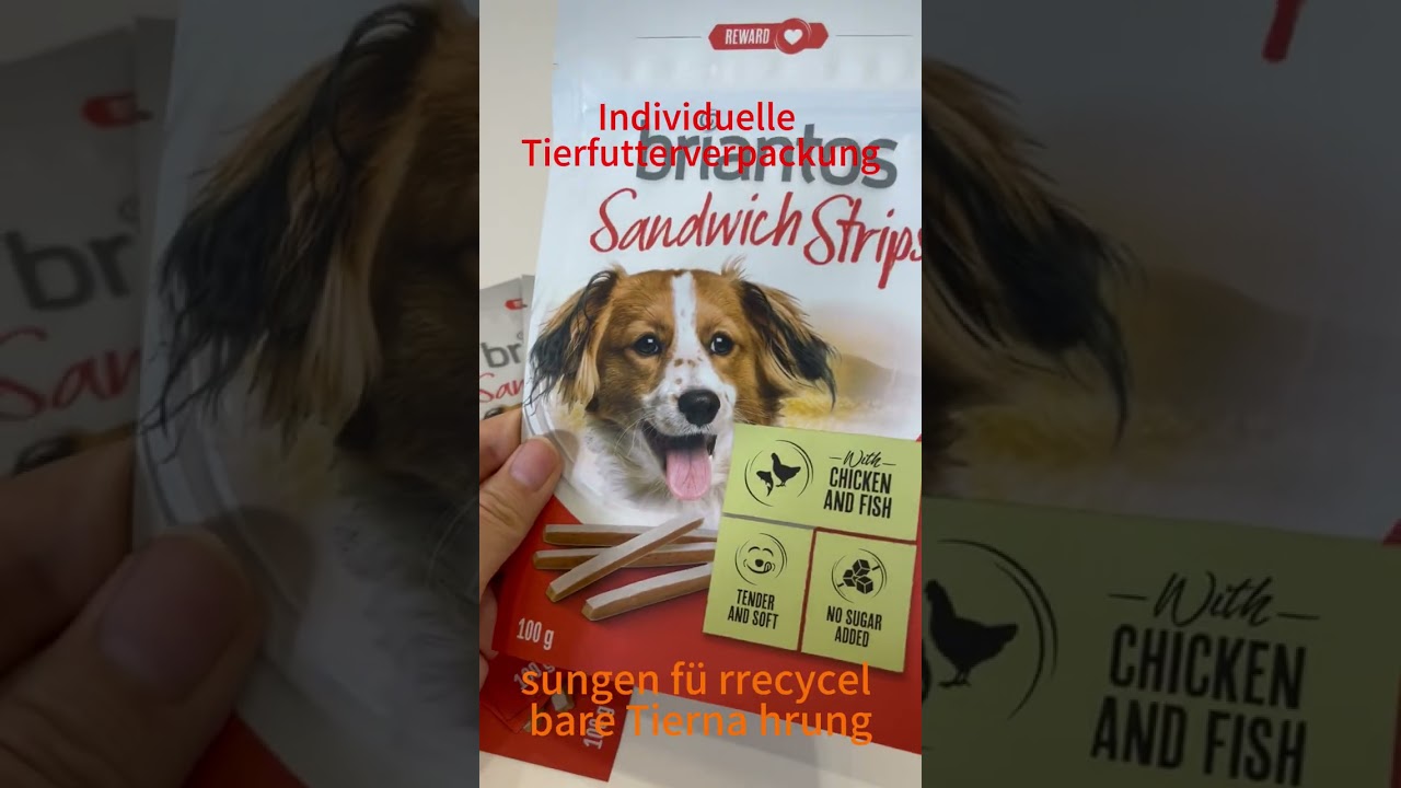 Ma&szlig;geschneiderte flexible Verpackungen f&uuml;r Tiernahrung