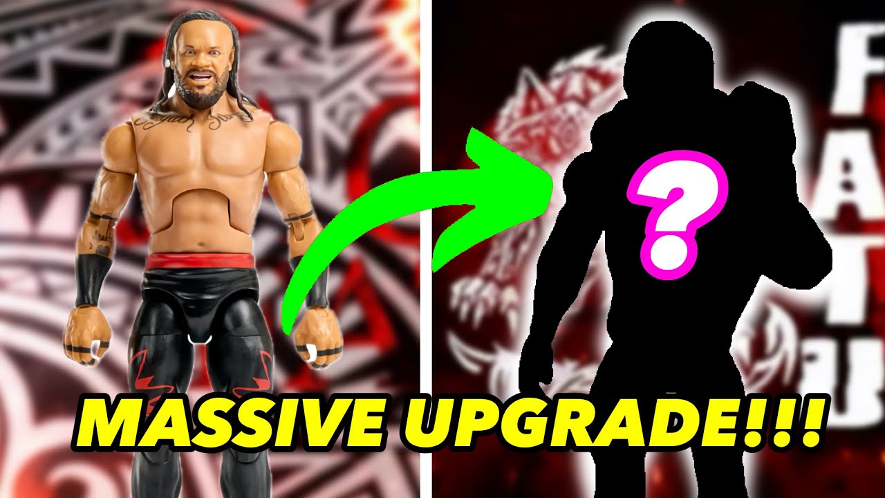 WWE ELITE 118 JACOB FATU ACTION FIGURE UPGRADE!
