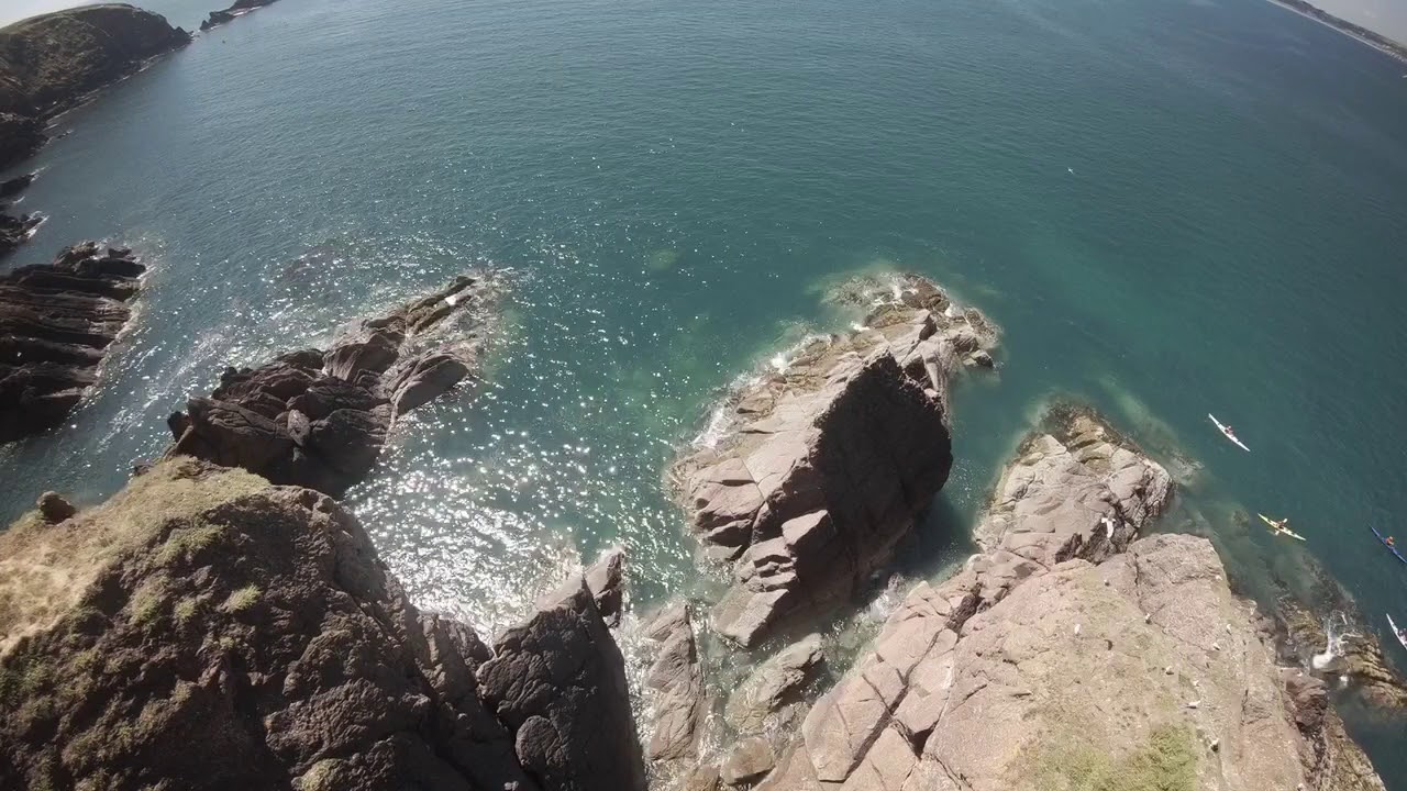 Caldey Island DRONE Flights 07-07-2018