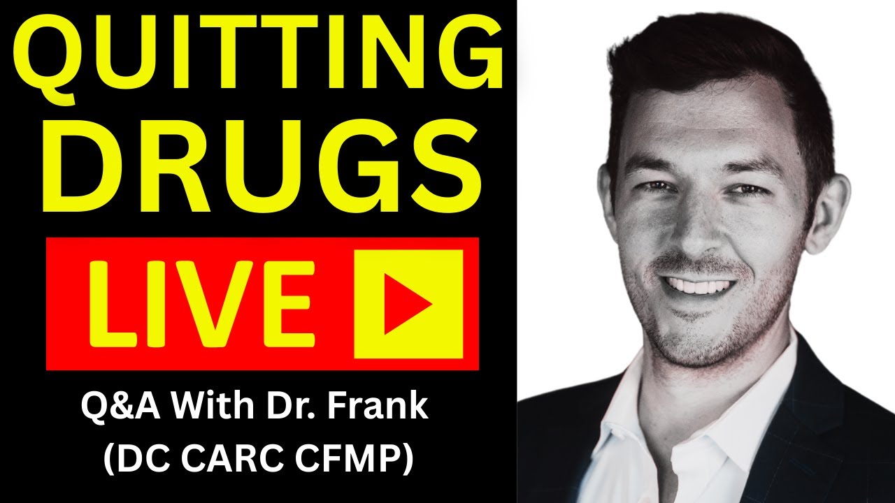 Live With Dr. Frank: Helping People Quit Nicotine & Weed