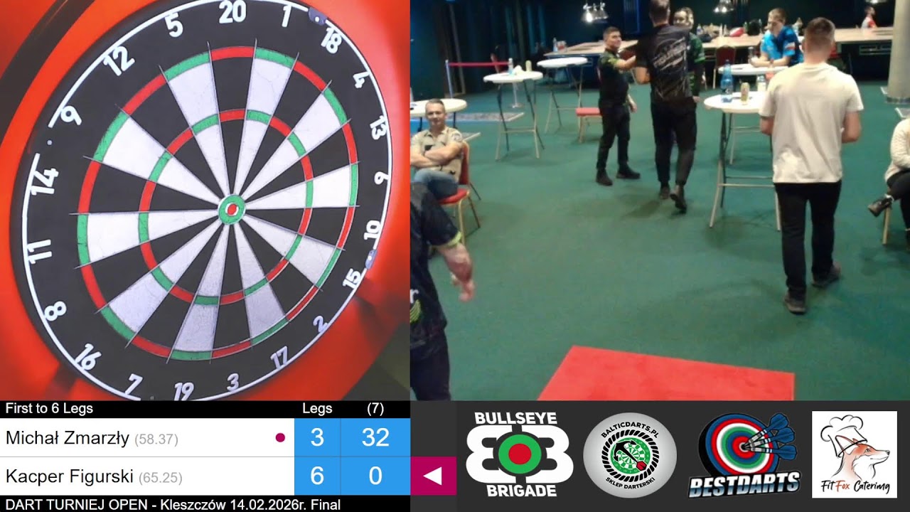DART TURNIEJ OPEN i PAŃ - Kleszczów 14.02.2026r.