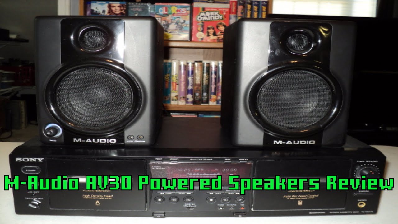 M-Audio AV30 Powered Speakers Unboxing and Review