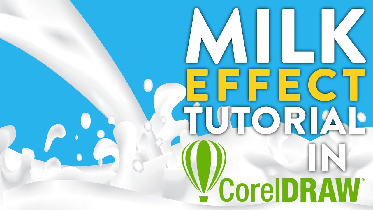 How to create milk effect in CorelDraw | Graphics Learner | Urdu/हिंदी