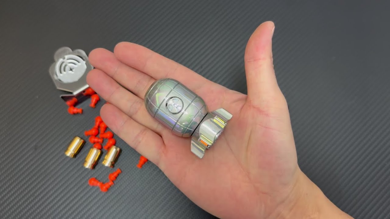 Mini Atomic Bomb Shell Ejection Toy Gun Unboxing 2025