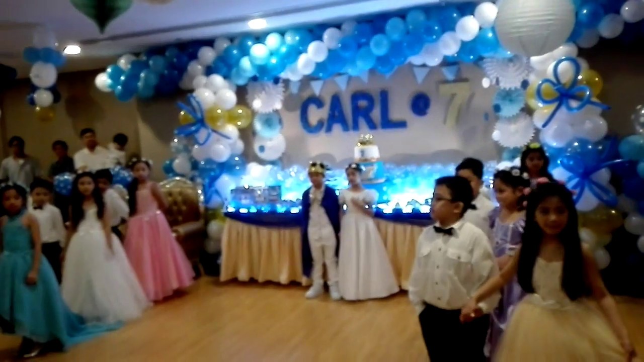 7TH BIRTHDAY COTILLION DANCE OF MICHARL MIGUEL R. LABONETE
