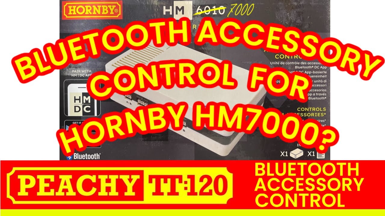 Hornby HM7000 Bluetooth accessory control, @HornbyModelRailways @hornbymag