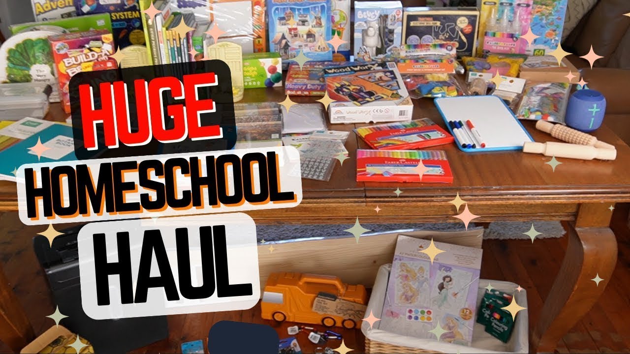 HUGE HOMESCHOOL HAUL \\Thrift Store, Kmart, and Amazon Must-Haves! 😍