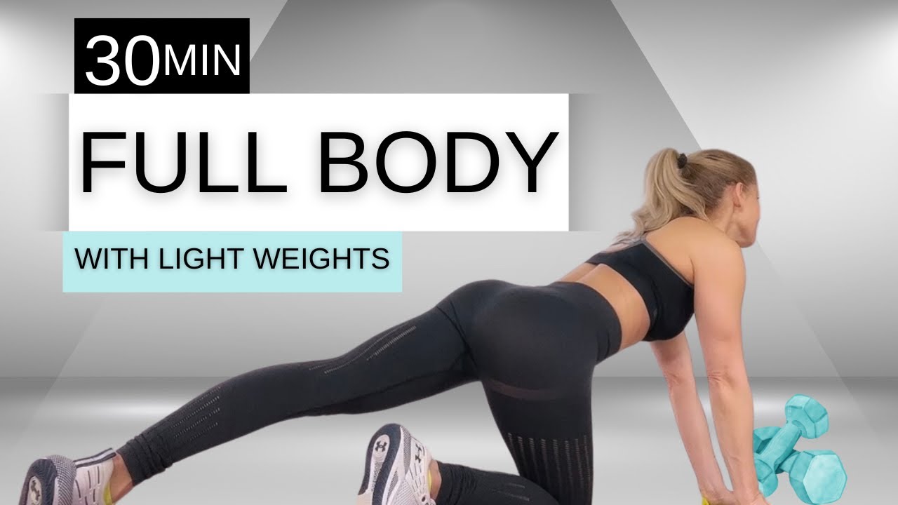 Full Body Workout | NO SQUATS, NO LUNGES | With Light Dumbbells