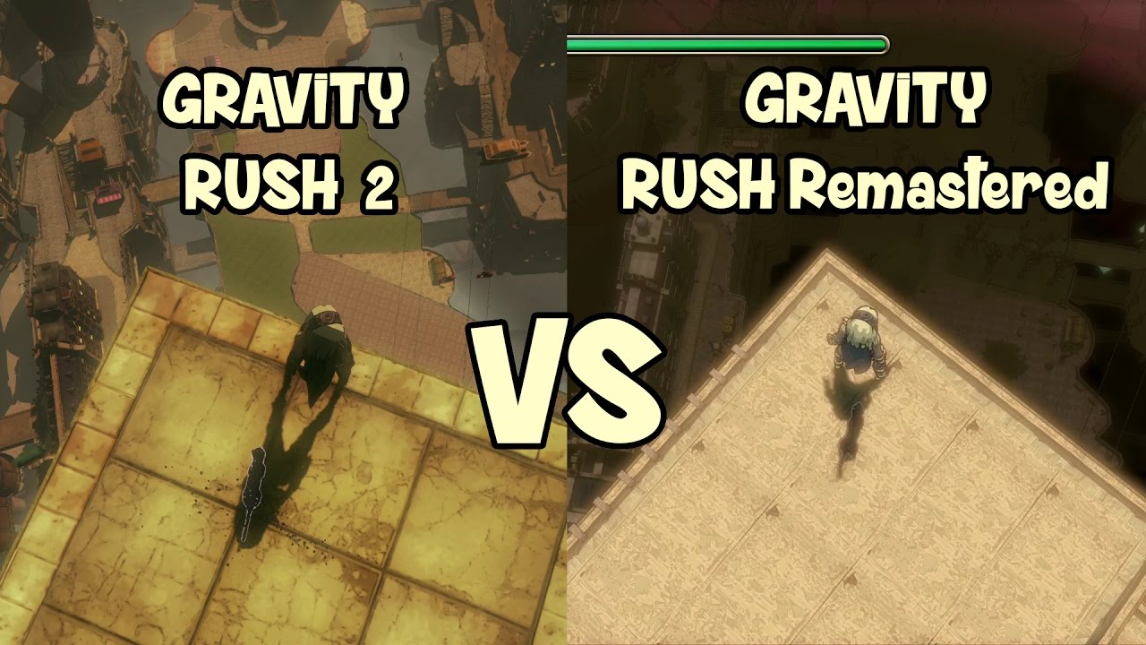Gravity Rush 2 vs Gravity Rush Remastered on PS4 Pro: Clipping Comparison