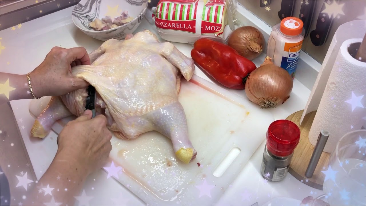 Pollo Relleno con Verduras