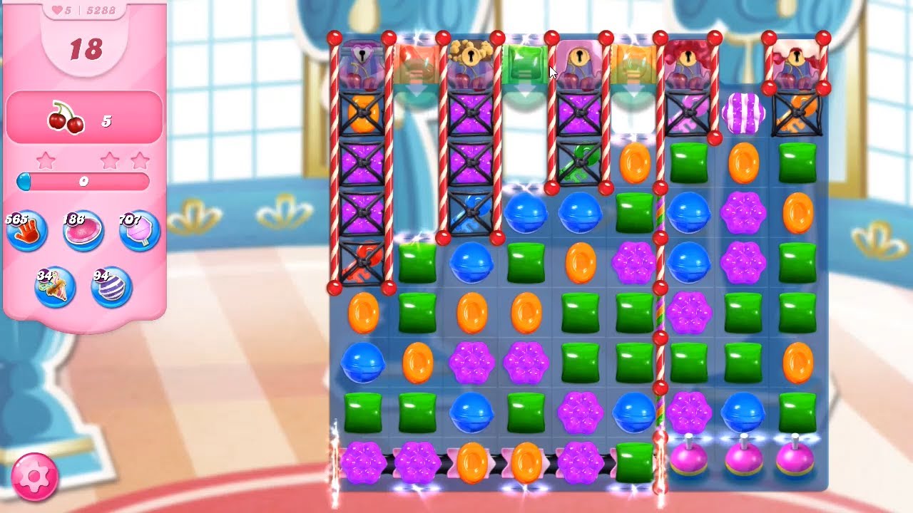 Candy Crush Saga Level 5288 NO BOOSTERS
