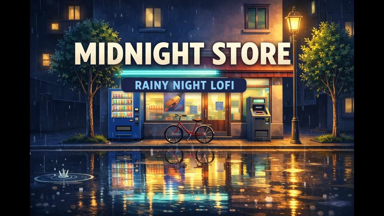 Late Night Convenience Store — Lofi Neo Soul Beats for Study & Relax