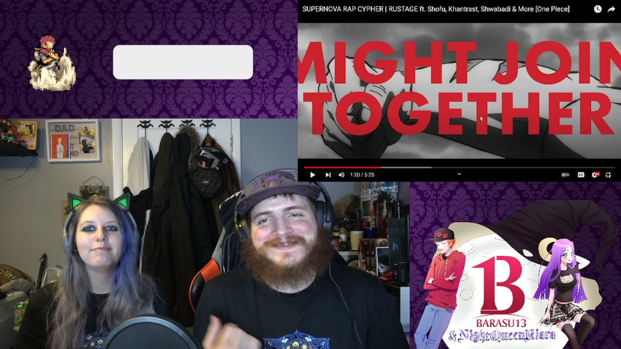 REACTION!!!: SUPERNOVA RAP CYPHER | RUSTAGE ft. Shofu, Khantrast, Shwabadi & More [One Piece]