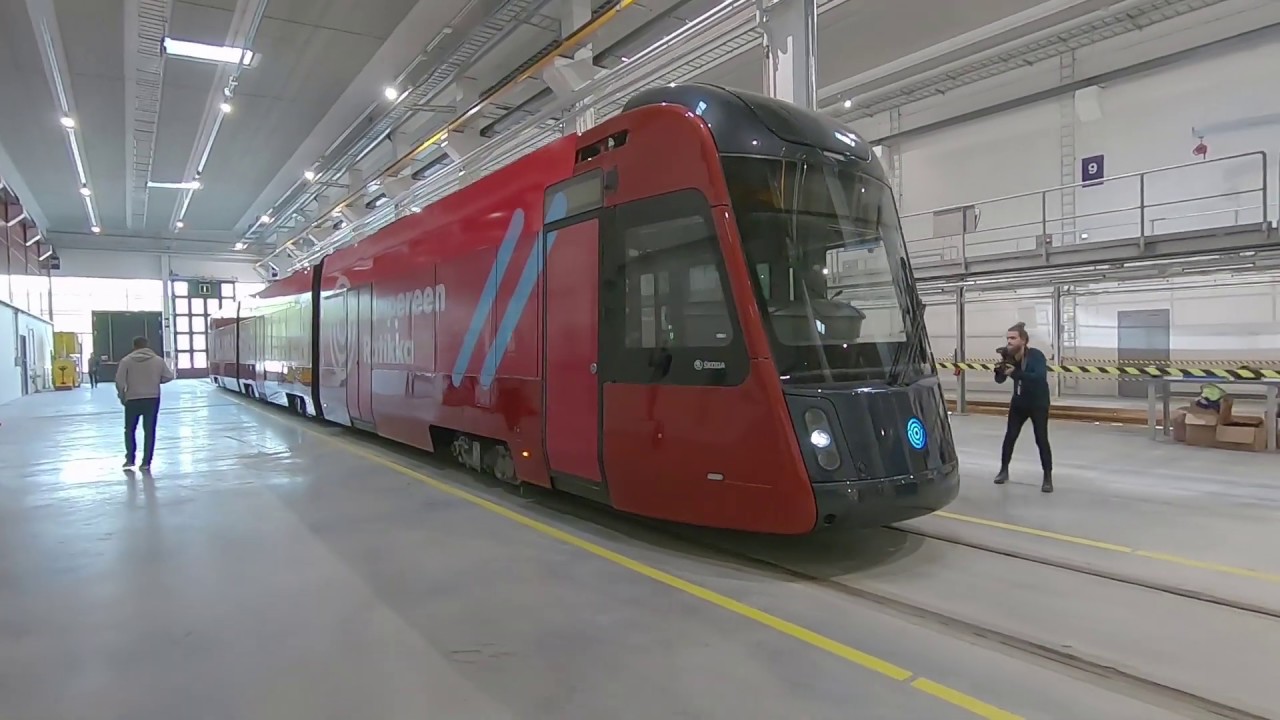Tampereen ensimmäinen ratikka | Tampere's first tram walkaround 8.6.2020