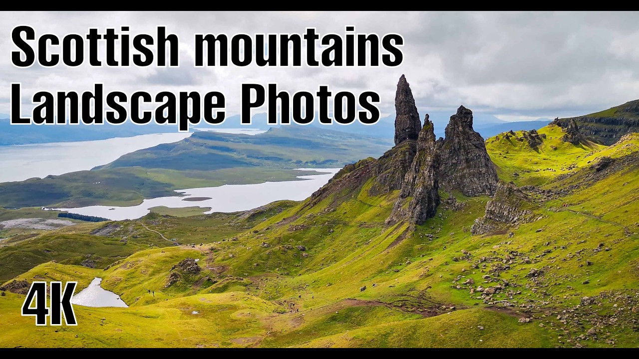 Scotland 4K Screensaver | Scottish Highlands Landscapes with Traditional Scottish Music | 1 Hour