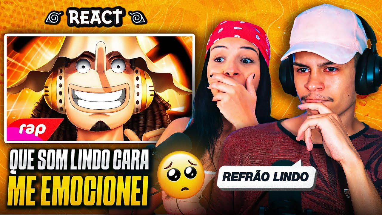 (NOS EMOCIONAMOS!!) 7 MINUTOZ: Rap do Usopp - UM BRAVO GUERREIRO DO MAR  | [Casal Jounin React] 🔥