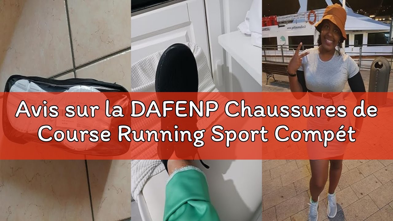 Avis sur la DAFENP Chaussures de Course Running Sport Compétition Trail entraînement Homme Femme Bas