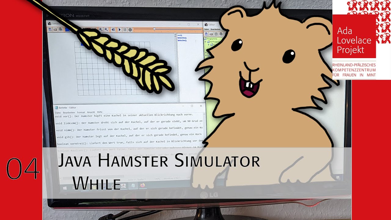 Ada programmiert #20 | Java Hamster Simulator | Teil 04 | While-Schleifen