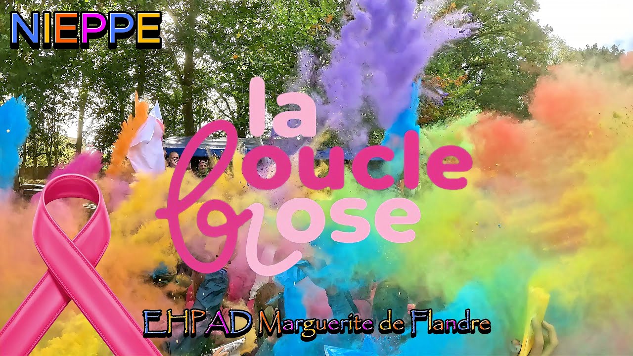 EHPAD Marguerite de Flandre - La boucle rose 2025 - Color run de NIEPPE !