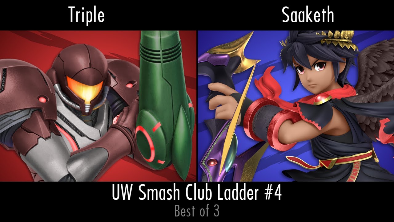 Triple (Samus) vs. Saaketh (Dark Pit, Young Link) - UW Smash Club Ladder 4