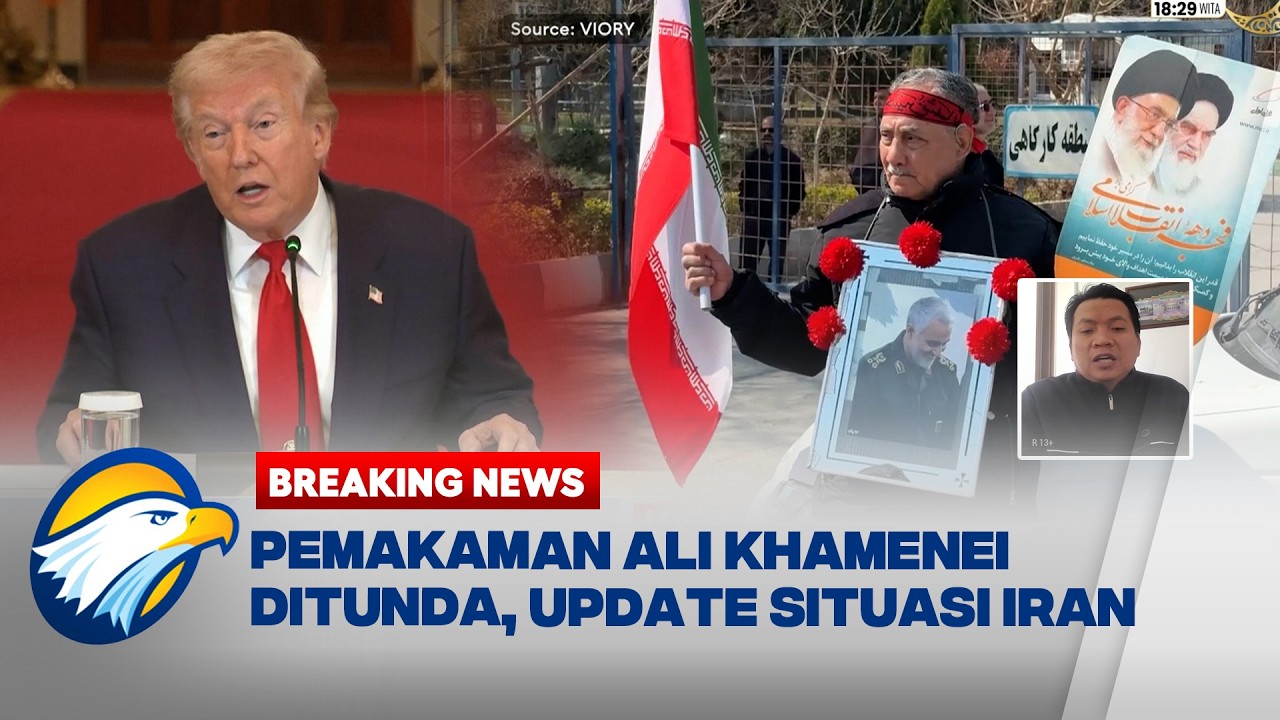 BREAKING NEWS - Massa Membludak, Pemakaman Khamenei Ditunda di Teheran