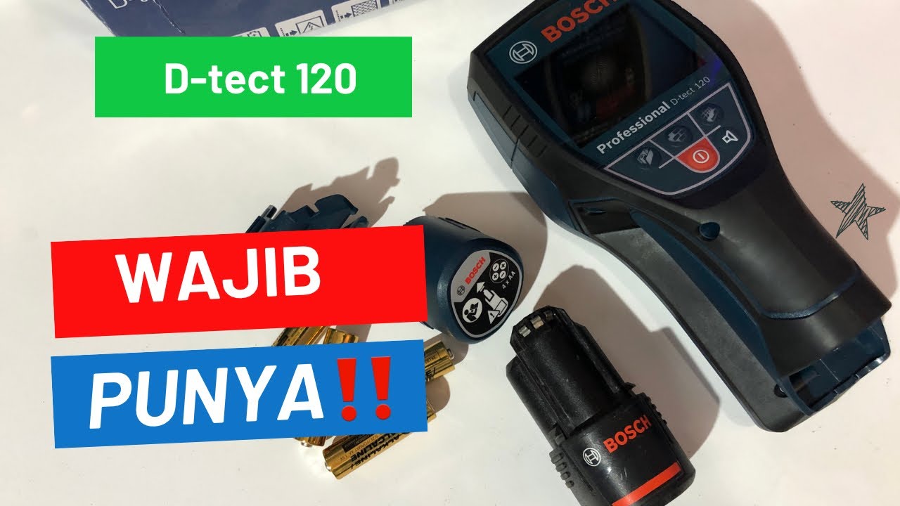 BOSCH D-Tect 120/mendeteksi dinding dengan mudah #woodworking #boschpowertools